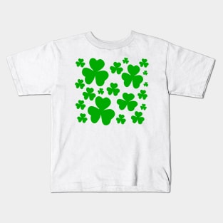 Lucky leaf clovers Kids T-Shirt